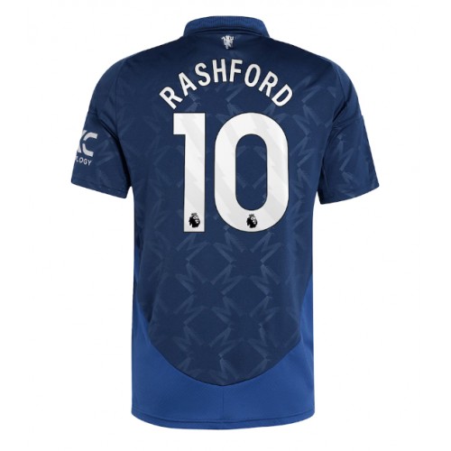 Dres Manchester United Marcus Rashford #10 Gostujuci 2024-25 Kratak Rukav